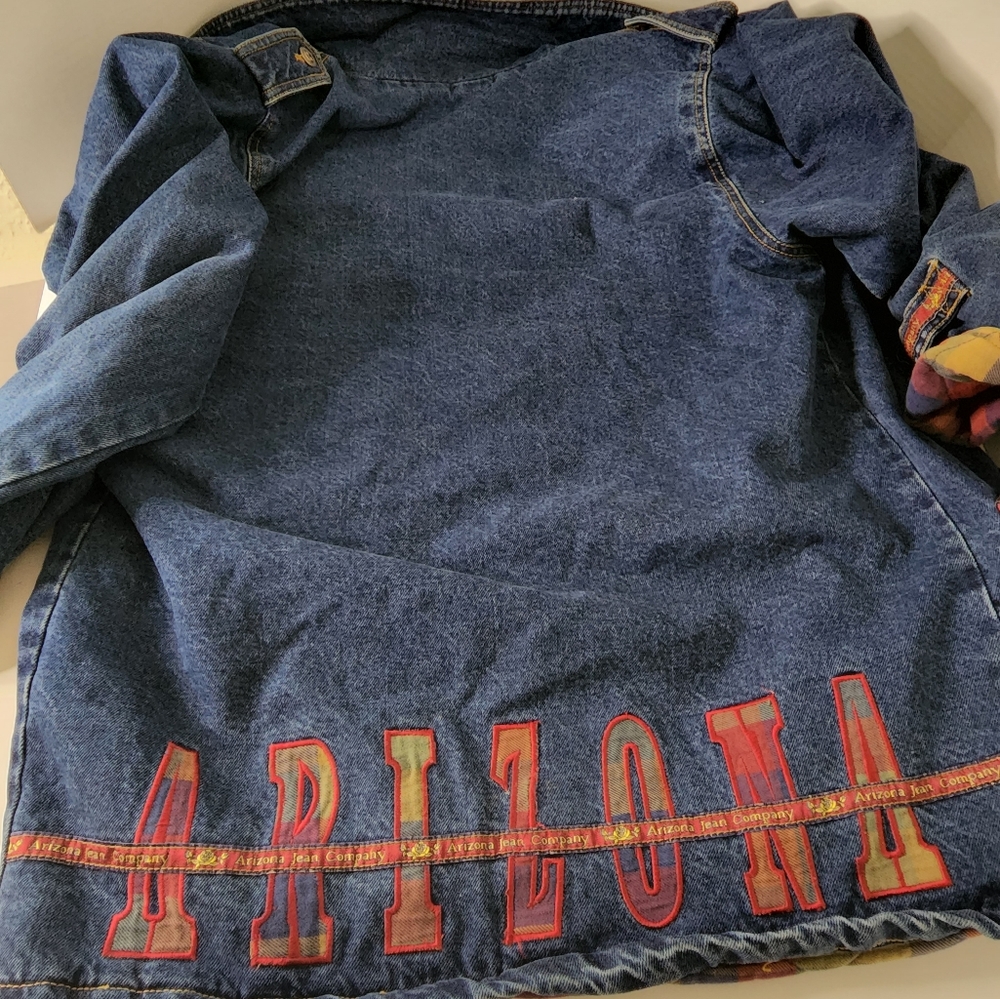 Vintage 1980s Arizona Jean Co Denim Jacket Size 12/14